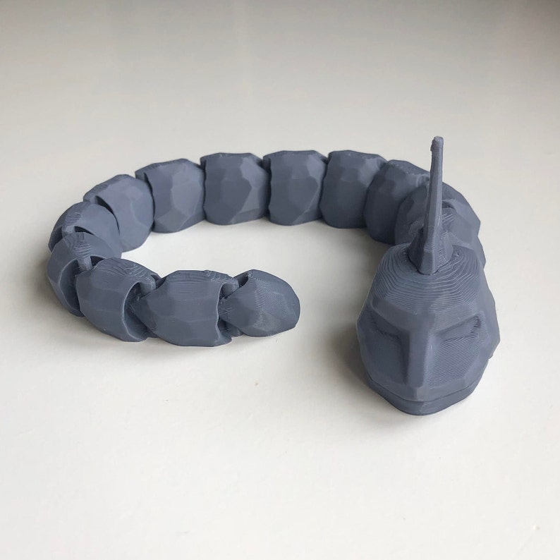 Articulated Onix Pokemon 3D Printed Fidget Toy Etsy