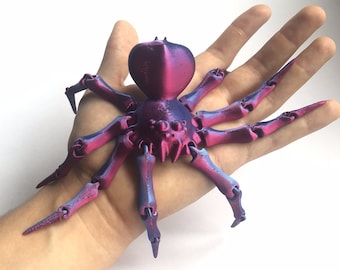 3D Printed Articulated Spider Fidget Toy