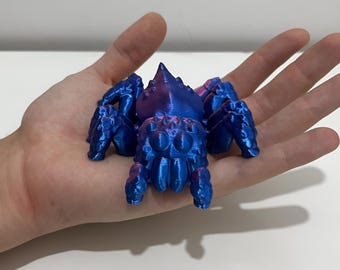 Knikspeeltje Spider Fidget: 3D-geprint bureau