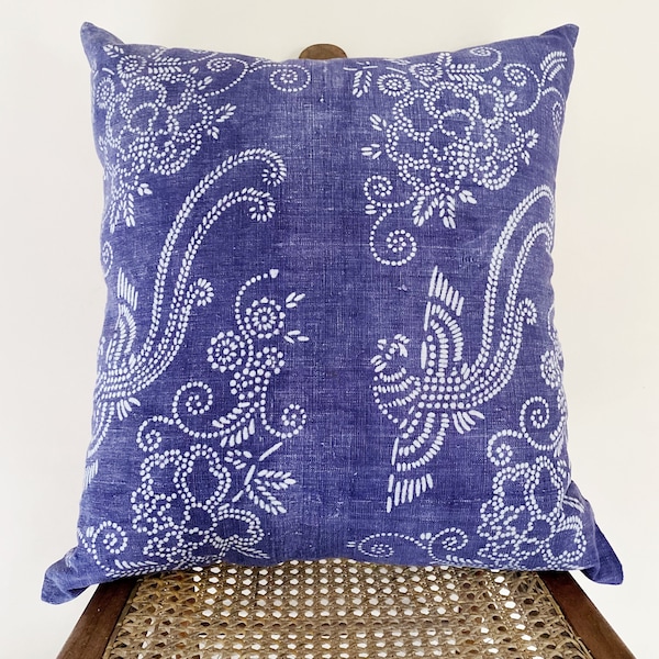 Chinoiserie cushion cover