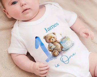 First Birthday PJs, Personalised 1st Birthday, My 1st Birthday Sleepsuit, Babies First Birthday, 1st Birthday Gift, 1st Birthday PJs,