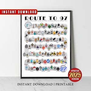 1928 Geburtstag Poster, Route to 97 Print, 97th Birthday Geschenk, Road to 97 Jahre her, Back In 1928 Print, Born in 1928 Wall Art
