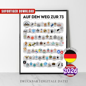 Póster de cumpleaños de 1953, Camino a los 73, Regalo de cumpleaños número 73, Impresión de camino a los 73 años atrás en 1953, Decoración de fiesta de nacidos en 1953