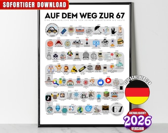 67歳への道、1959年誕生日ポスター、67歳への道、67歳の誕生日プレゼント、67年前の1959年プリントへの道、1959年生まれのパーティーデコレーション