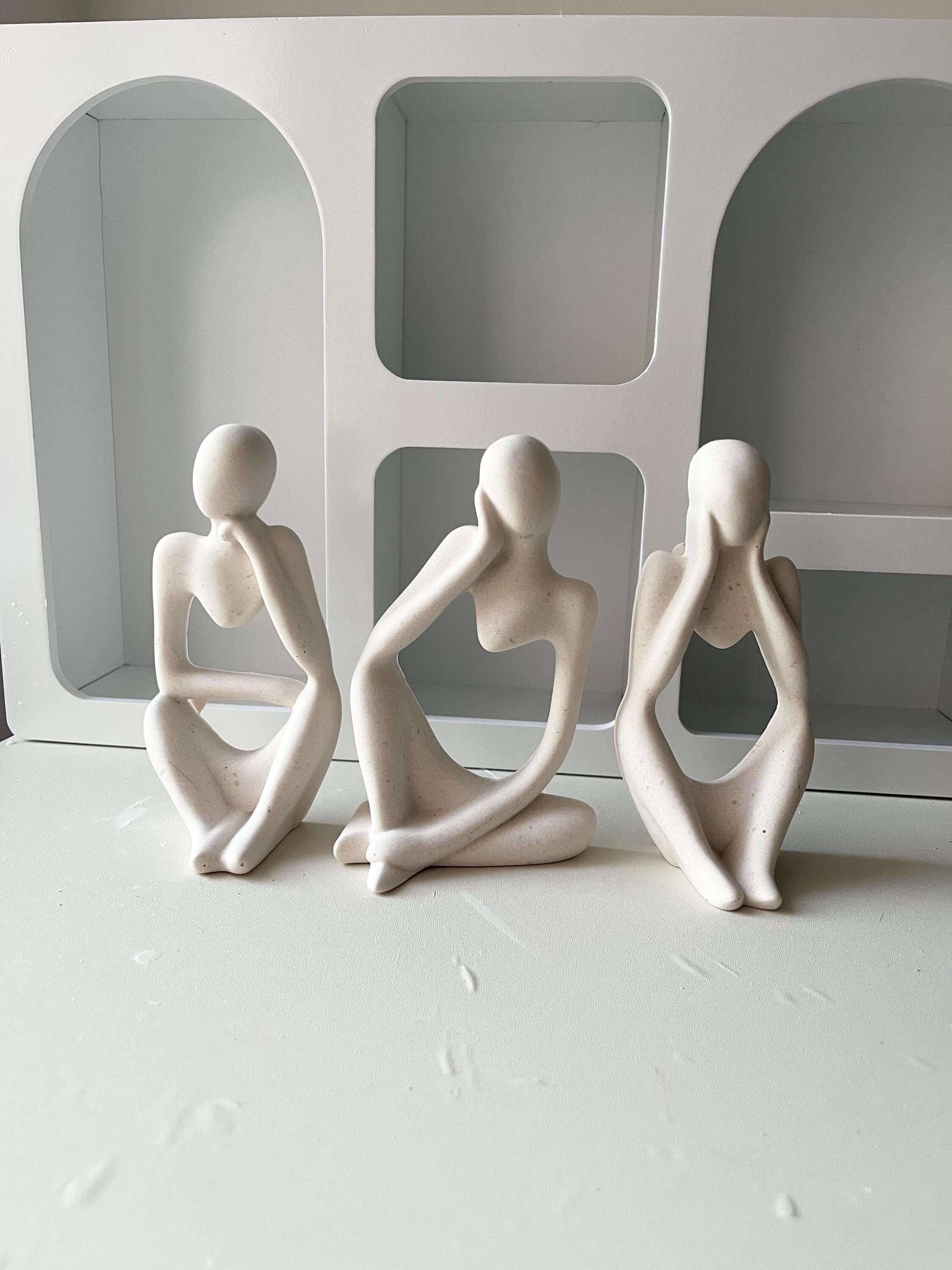彫刻・オブジェ AUMBAK CrystalCube S Long size Lady's Lady Statues Set of 3, Custom Colour Effects, Handmade