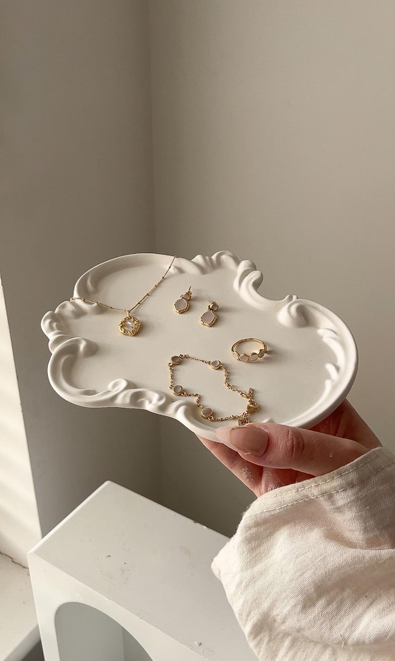 Vintage ornate decorative tray | Handmade, personalised decor & gifts