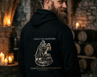 Guy Fawkes spook hoodie, Bonfire Night folk horror, cadeau voor 5 november | Vergeet de pompoen