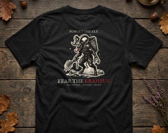 Krampus T-Shirt, Alpine Krampusnacht Gothic Christmas Tee | Forget The Pumpkin
