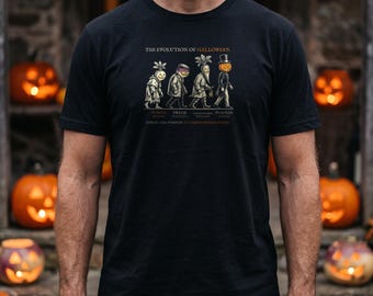 Evolution of Halloween T-Shirt, Turnip Jack O Lantern Folklore Tee | Forget The Pumpkin
