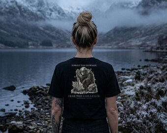 Cailleach T-Shirt, Scottish Winter Folklore Gothic Christmas Tee | Forget The Pumpkin