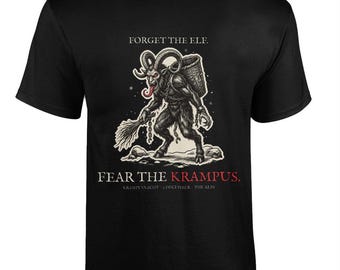 Krampus T-Shirt, Alpine Krampusnacht Gothic Christmas Tee | Forget The Pumpkin