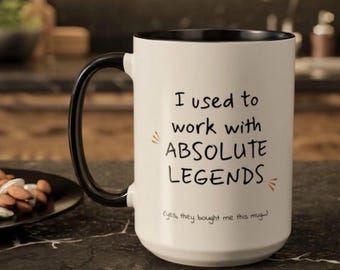 Lustiges personalisiertes Ruhestandsbecher-Geschenk, Mitarbeiter, der Geschenk verlässt, kundenspezifisches Ruhestandsgeschenk für Männer Frauen, Kollege-Abschiedsbecher, absolute Legenden