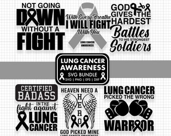 Lung Cancer Svg Bundle Cancer Svg Lung Cancer Png Cancer Ribbon Svg Lung Cancer Awareness Svg Fight Cancer Svg Awareness Svg White Ribbon