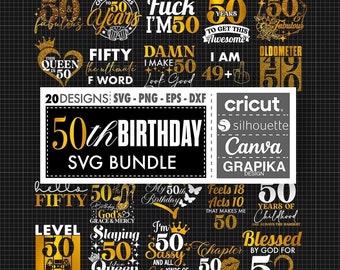 50 cumpleaños svg es mi cumpleaños svg 50 cumpleaños chica svg cumpleaños reina svg 50 y fabuloso svg 50 cumpleaños camisa feliz cumpleaños svg