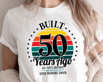 50 cumpleaños svg 1973 cumpleaños svg 50 cumpleaños camisa svg regalo para el 50 cumpleaños cumpleaños vintage divertido 50 cumpleaños cricut y silueta