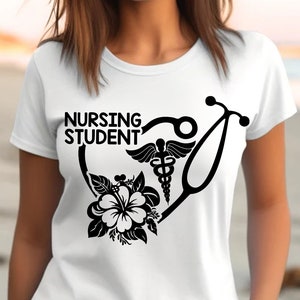 Nursing Student Svg Nurse Svg Nursing Student Medical Student Gift Nursing School Stethoscope Svg Nurse Clipart Cna Svg School Nurse Svg