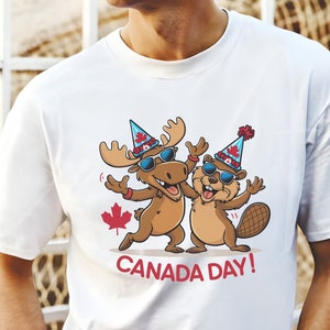 Png des Kanada-Tages Kanada-Tag Clipart Kanada-Tag Shirt Kanadische Flagge Png Cartoon Kanada-Tag Kanada-Tagesparty Elch-Png Beaver Png Ahornblatt Png