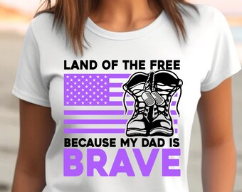 Purple Up For Military Kids Svg Military Child Svg Purple Up Svg Military Kids Svg Purple Up Military Child Svg Family Svg American Flag Svg
