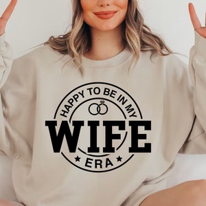 À l'époque de ma femme Svg mariage Svg mariée à être cadeau Svg pour les jeunes mariés Svg femme époque mignon cadeau de mariage Svg coupe fichier Svg pour Cricut et silhouette