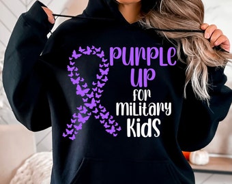 Purple Up For Military Kids Svg Military Child Svg Purple Up Svg Military Kids Svg Purple Up Military Child Svg Family Svg American Flag Svg