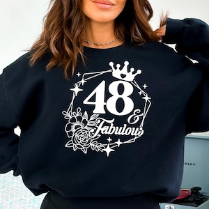 48th Birthday Svg 48th Birthday Png Happy birthday Svg Cake Topper Svg 48 Birthday Svg Birthday Queen Svg 48 and Fabulous Svg Birthday Squad