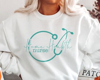 Nurse Home Health Svg Home Health Nurse Gift Home Health Shirt Svg Heart Stethoscope Svg Cute Home Health Nurse Svg Cricut and Silhouette