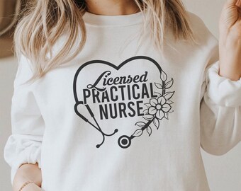 Verpleegkundige Svg gelicentieerde praktische verpleegster Svg cadeau voor verpleegkundige LPN Svg hart stethoscoop Svg gelicentieerde praktische verpleegster Shirt gezondheidszorg werknemer Svg