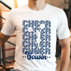 Cheer Cousin Svg Orgulloso Cheer Cousin Svg Senior Cheer Cousin Svg Fútbol Cheer Cousin Png Animadora Svg Cheer Megáfono Svg Cheer Cousin