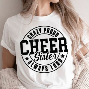 Cheer zus Svg trots Cheer zus Svg Senior Cheer zus Svg voetbal Cheer zus Png Cheerleader Svg Cheer megafoon Svg Cheer zus
