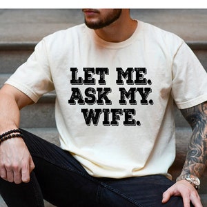 妻に聞いてみよう PNG SVG 妻に聞いてみよう シャツ SVG 面白い SVG 大人のユーモア SVG 結婚のユーモアデザイン 夫と妻 PNG 関係