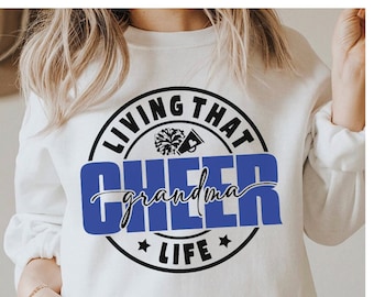 Cheer Grandma Svg Proud Cheer Grandma Svg Senior Cheer Grandma Svg Football Cheer Grandma Png Cheerleader Svg Cheer Megaphone Svg Grandma
