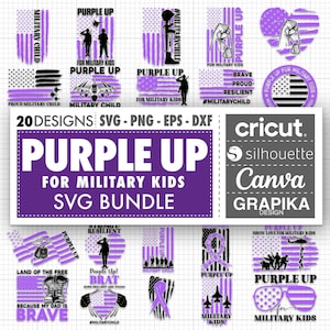 Purple Up Png Month of the Military Child Png Purple Up For Military Kids Military Child shirt Purple Up Day Png Purple Up Day Shrits Purple