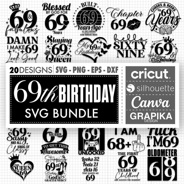 69th Birthday Svg 69th Birthday Png Birthday Girl Svg Its My Birthday Svg 69th Birthday Gift Birthday Queen Svg 69th Birthday Crew Svg 69th