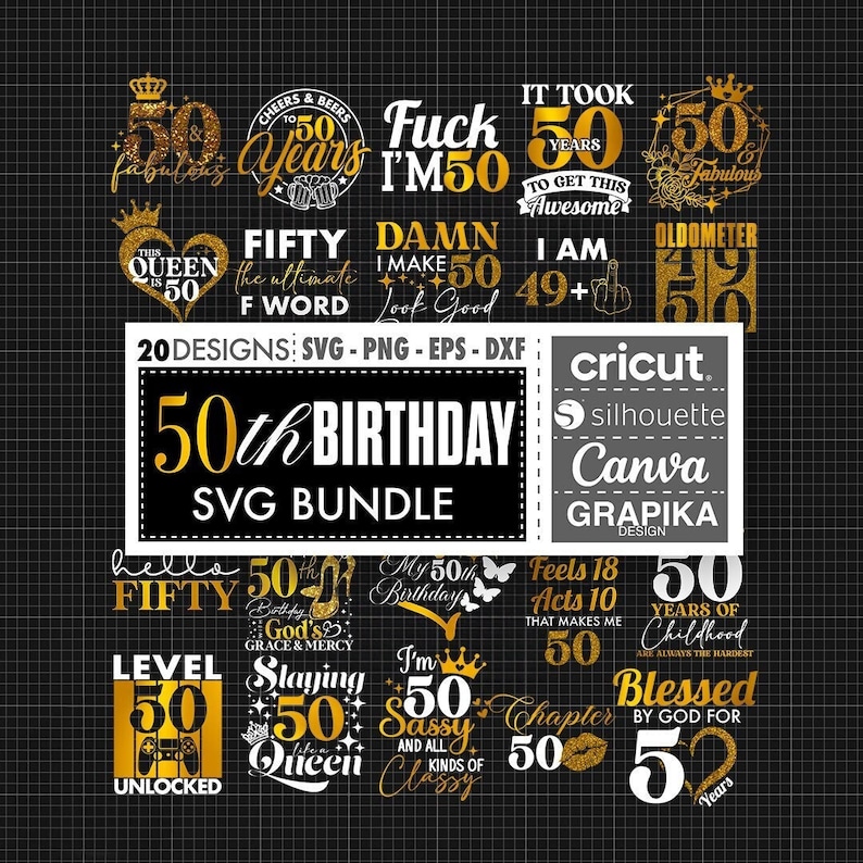 50th Birthday Svg Its My Birthday Svg 50th Birthday Birthday Girl Svg 50 and Fabulous Svg 50th Birthday Shirt Happy Birthday Svg Birthday Queen Svg Birthday Squad Svg 50th Birthday Gifts 50 Birthday Svg 50th Birthday Png