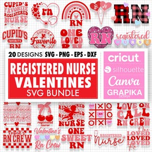 Rn Valentine Svg for Valentines Day Cupid Favorite Nurse Svg for Registered Nurse for Rn Valentine Png Nurse Valentines Day Gift for Rn Svg
