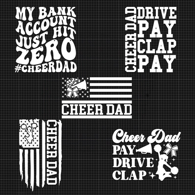 Cheer Dad Svg Cheer Dad Dad Svg Cheer Svg Cheer Dad Shirt Cheerleader Svg Sports Dad  Cheer Shirt Svg Cheer Png Cheer Clipart Fathers Day Svg Happy fathers day svg Fathers day gift Gift for dad