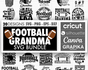 Grandma Football Svg Football Grandma Svg Files for Cricut Football Svg Grandma Svg Football Mom Svg Game Day Svg Sports Svg Sports Grandma