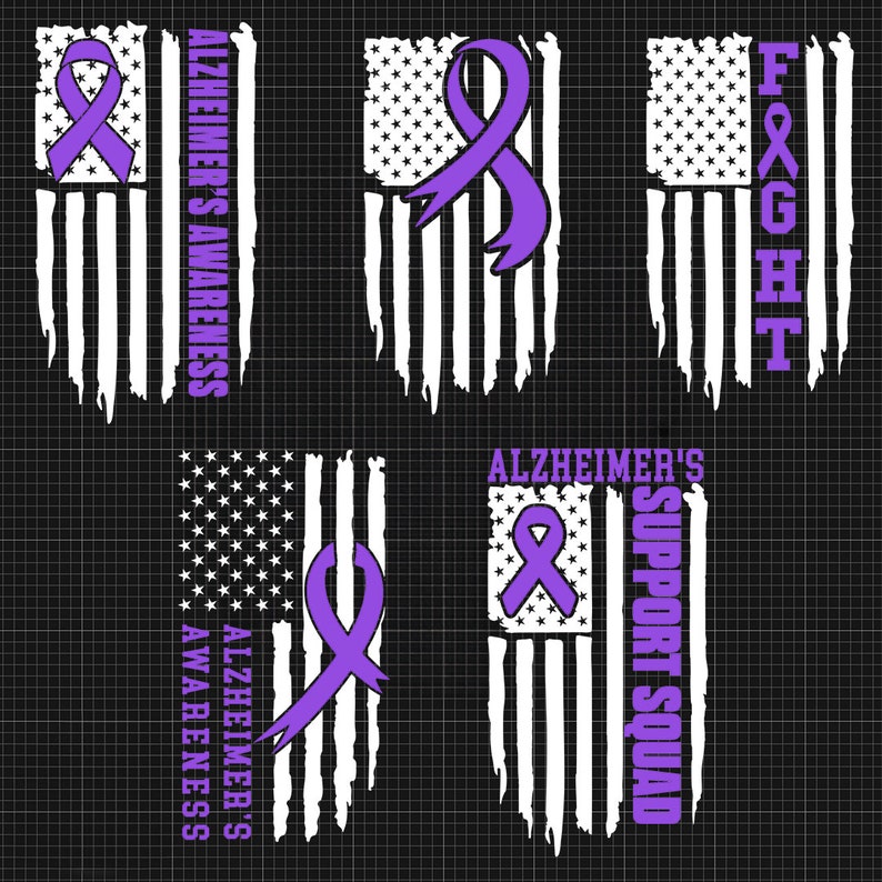 Alzheimers Awareness Svg Alzheimers Svg Alzheimers Disease Alzheimers ...
