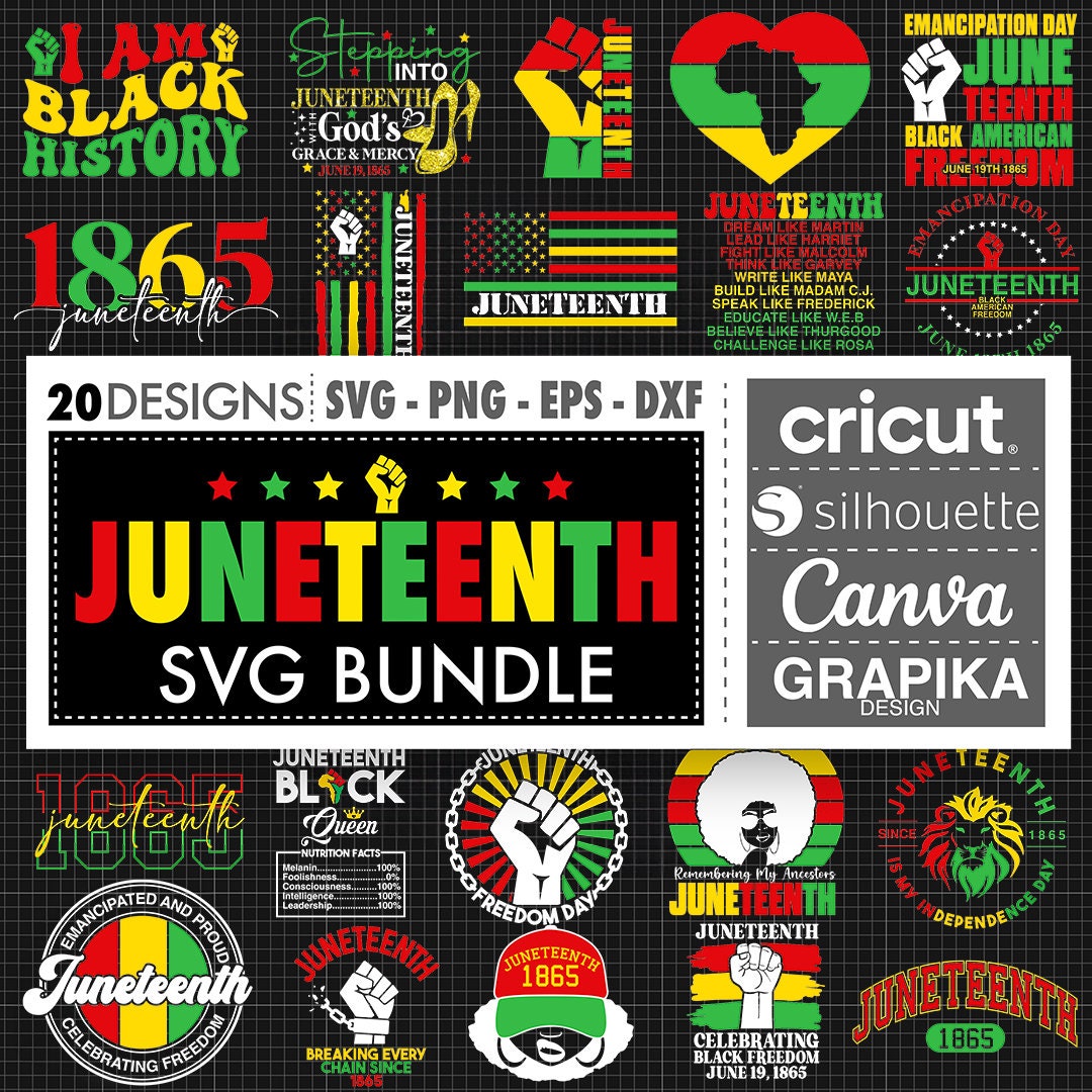 Juneteenth Svg Juneteenth Png Juneteenth Shirt Juneteenth Svg Bundle ...