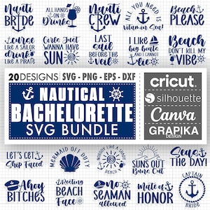 Nautical Bachelorette Svg Nautical Svg Bachelorette Svg Beach Bachelorette Coastal Bachelorette Boat Bachelorette Mermaid Bachelorette Svg