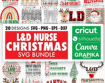 Labor and Delivery Christmas Nurse Svg for Ld Christmas Shirt Gift for L and D Nurse Holiday Svg Labor Delivery Christmas Png for Ld Nurse