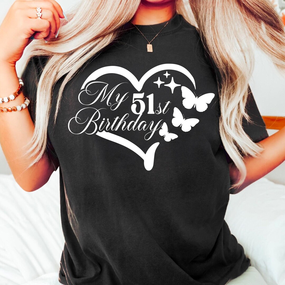 51st Birthday Svg 51st Birthday Png Happy Birthday Svg Cake Topper Svg ...