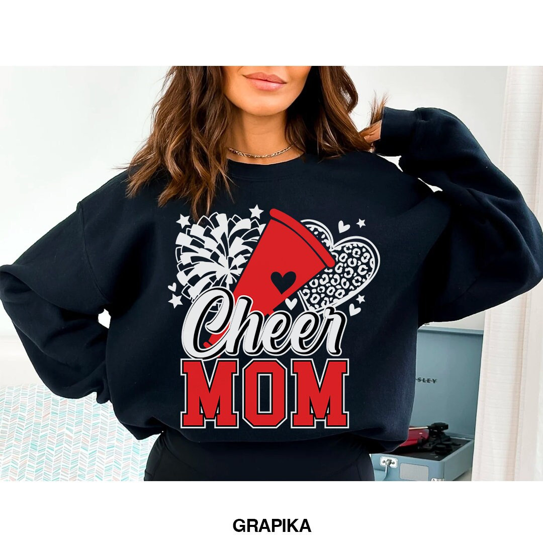 Cheer Mom Svg Proud Cheer Mom Svg Senior Cheer Mom Svg voetbal Cheer Mom Png Cheerleader Svg Cheer megafoon Svg Cheer Mom sublimatie