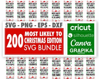 Most Likely to Christmas Svg for Family Christmas Svg Funny Most Likely To Shirt for Family Matching Christmas Shirt Svg Most Likely To Svg
