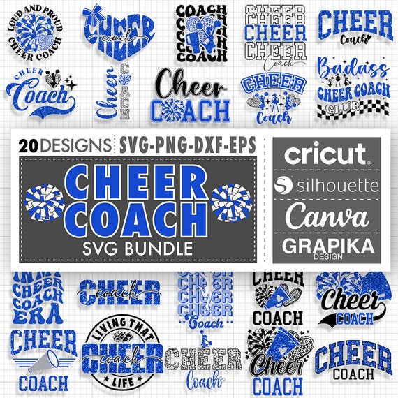 Cheer Coach Svg Cheerleader Svg Cheer Svg Cheer Coach Shirt Cheer Coach Gift Cheer Png Cheer Mom Svg Pom Pom Svg Coach Svg School Spirit Svg