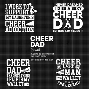 Cheer Dad Svg Cheer Dad Dad Svg Cheer Svg Cheer Dad Shirt Cheerleader Svg Sports Dad  Cheer Shirt Svg Cheer Png Cheer Clipart Fathers Day Svg Happy fathers day svg Fathers day gift Gift for dad