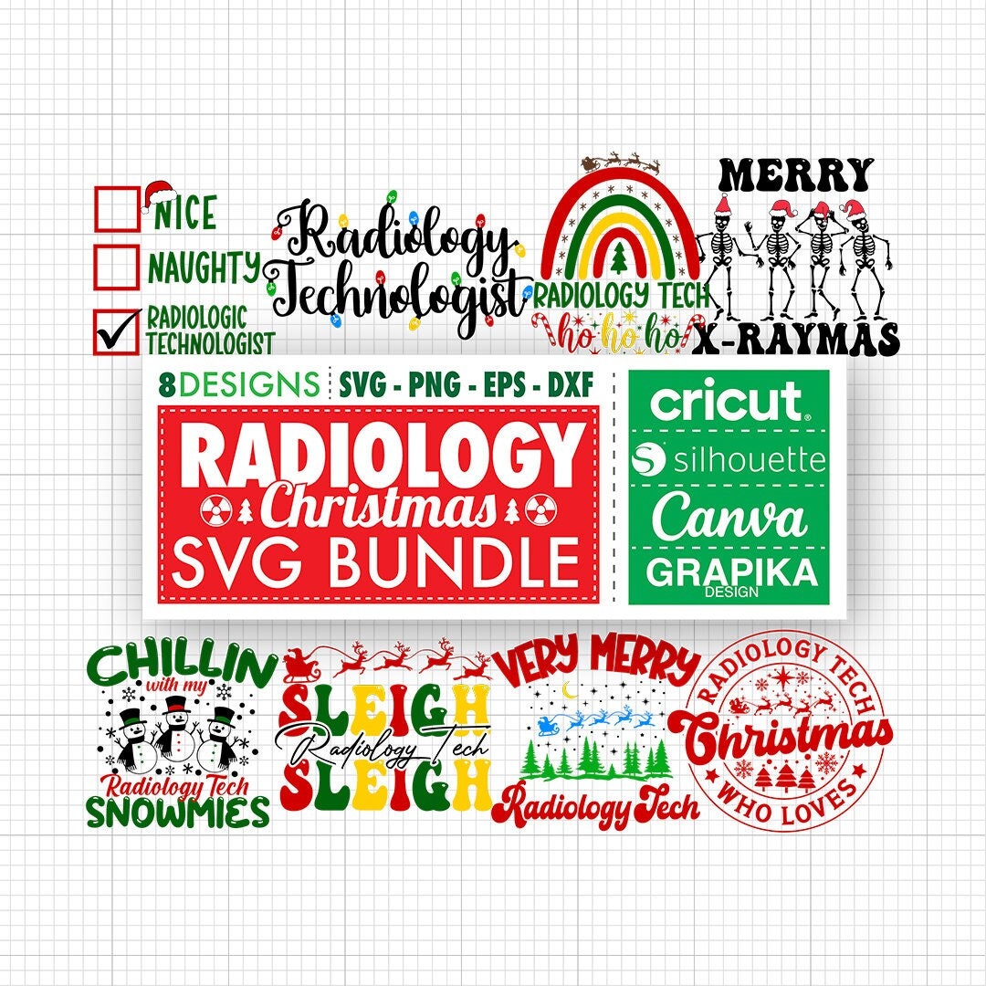 Christmas Radiology Svg Christmas Svg Xray Svg Christmas Crew Svg