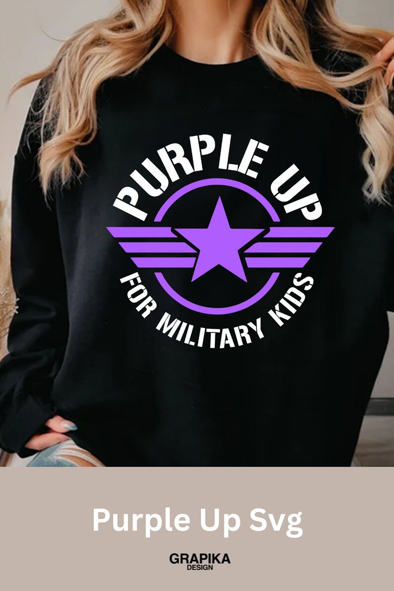 Purple Up For Military Kids Svg Military Child Svg Purple Up Svg Military Kids Svg Purple Up Military Child Svg Family Svg American Flag SVg Patriotic Svg Military Svg Veteran Svg Military Shirt Military Child Shirt Military Child Month Purple Up