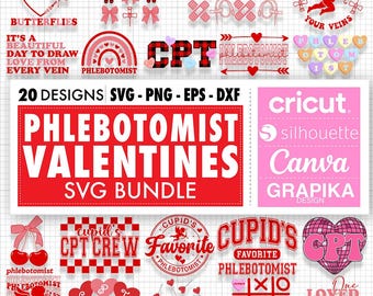 Phlebotomist Valentines Png Phlebotomy Svg Gift for Valentines CPT Svg Shirt for Valentines Svg Cupids Favorite Phlebotomist CPT Valentines