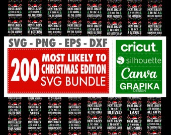 Most Likely to Christmas Svg for Family Christmas Svg Funny Most Likely To Shirt for Family Matching Christmas Shirt Svg Most Likely To Svg